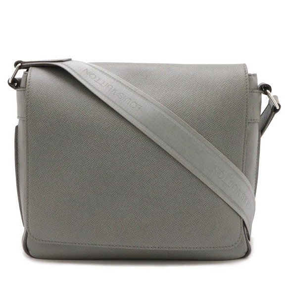 Louis Vuitton Taiga PM Crossbody Leather Roman Glacier Gray - Picture 1 of 9